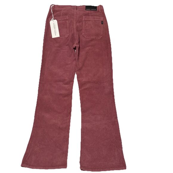 Modern American 26 Corduroy Marley Vintage Mauve Wide Leg Pants NWT - Picture 4 of 12